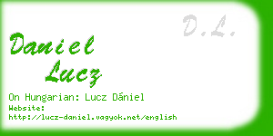daniel lucz business card